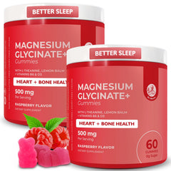 Dr. Moritz magnesium glycinate gummies bottle front promotes daily relaxation and ease