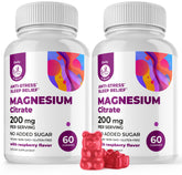 DR. MORITZ Magnesium Gummies raspberry bottle close-up highlighting sugar-free calm support.