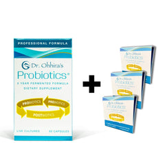 Dr Ohhira's Probiotics Professional Formula bottle for daily gut support and overall well-being