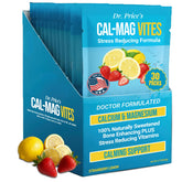 Dr. Price's Cal-Mag Vites packet closeup for convenient on-the-go calcium and magnesium support.