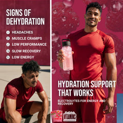 Dr Price's Electrolytes Raspberry label close-up communicates sugar-free vegan formula for keto routines.