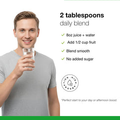 Dr. Schulze's SuperFood Plus wild-harvested ingredients indicate quality