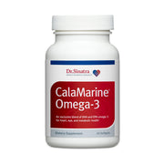 Dr. Sinatra CalaMarine bottle front showing sustainable, heart-friendly omega-3 supplement.