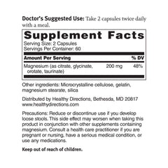 Dr. Sinatra Magnesium Broad-Spectrum label highlighting 400 mg per dose