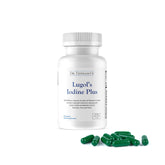Dr. Tennant's Iodine Supplement Plus bottle front, convenient daily support for thyroid health.