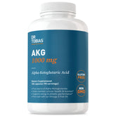 Dr. Tobias AKG 1000mg bottle with capsules for daily energy support