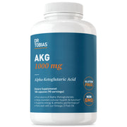 Dr. Tobias AKG 1000mg bottle with capsules for daily energy support