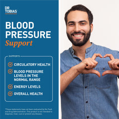 Dr. Tobias Blood Pressure Support garlic clove showcases heart-friendly herbs.
