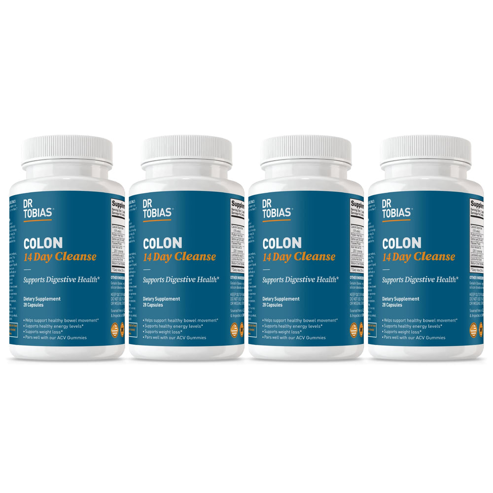 Dr. Tobias Colon Cleanse bottle front view supports digestive health.