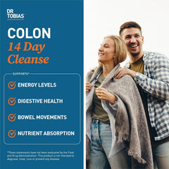 Close-up of Dr. Tobias Colon Cleanse capsules.