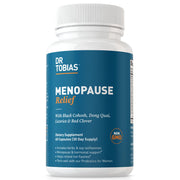 Dr. Tobias Menopause Relief bottle front view for daily menopausal support
