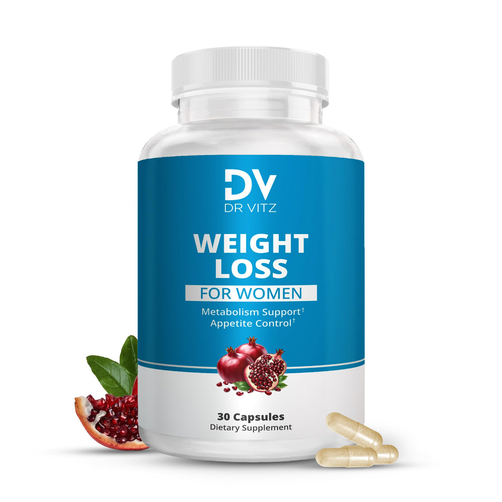 Dr Vitz weight loss pills bottle front view for daily energy support