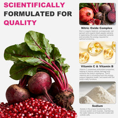 DR YES Beet Root Nitric Oxide Powder scoop ready to mix into drinks