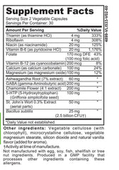 DrFormulas Mood Boost Probiotics capsules highlight ashwagandha and GABA for calm focus