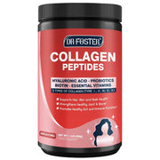 DRFOSTER multi-collagen powder bottle highlighting skin and joints support.