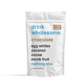 Drink Wholesome Chocolate Egg White Protein Bottle offers a gentle, dairy-free option for sensitive stomachs.
