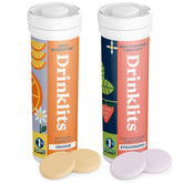 Drinklits orange daily hydration tablets in bottle for on-the-go refreshment