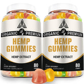 DriRaych Hemp Gummies Extra Strength bottle showcases packaging for restful sleep and calm.