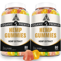 DriRaych Hemp Gummies Extra Strength bottle showcases packaging for restful sleep and calm.