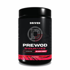 Driven PREWOD caffeine-free bottle cap closed, stimulant-free focus for late workouts