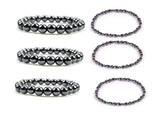 Drkao magnetic anklets in gun metal finish for everyday wear and style.