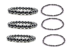 Drkao magnetic anklets in gun metal finish for everyday wear and style.