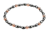 Drkao copper magnet anklet worn by woman, stylish daily comfort