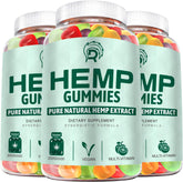 Drloton hemp gummies bottle displayed, convenient daily dose for calmer focus