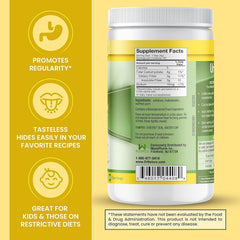 DrNatura Unifiber teaspoon portion makes easy daily fiber measurement.