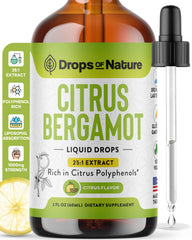 Drops Of Nature Citrus Bergamot Extract bottle for daily heart wellness