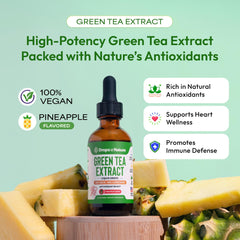 Drops Of Nature Green Tea 10:1 Extract dropper for convenient daily dosing.