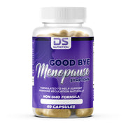 DS Nutrition menopause bottle front showcases a gentle plant-based mood balance.