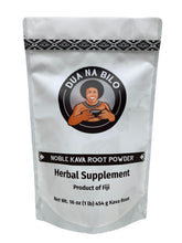Dua Na Bilo Noble Fiji Kava powder bottle for premium relaxation rituals.