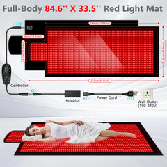 DUBUXW red light 660nm and infrared 850nm system for targeted therapy.