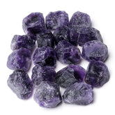 DUQGUHO amethyst crystal rock close-up for meditation and mood balance.