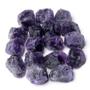 DUQGUHO amethyst crystal rock close-up for meditation and mood balance.