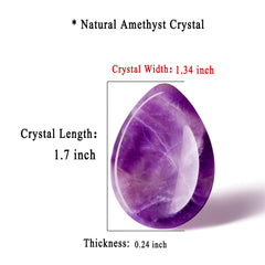 DUQGUHO amethyst worry stone gift box ready for a thoughtful present.