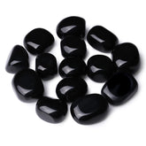 DUQGUHO Black Obsidian crystals set for decorative display and protective vibes