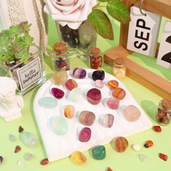 DUQGUHO fluorite crystals decorative stones for aquariums and terrariums to enhance color