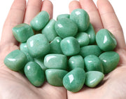 DUQGUHO Green Aventurine crystal stones decorative for home decor and positive ambiance.