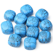DUQGUHO Green Turquoise irregular stones for decorative displays with sunlit shimmer