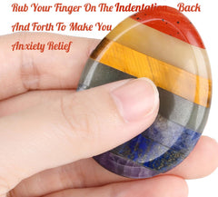 DUQGUHO Natural crystal stone held during relaxation to ease tension.