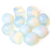 DUQGUHO Opal crystals irregular rough stones for vase filler and sunlit decor.