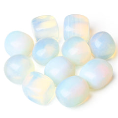 DUQGUHO Opal crystals irregular rough stones for vase filler and sunlit decor.