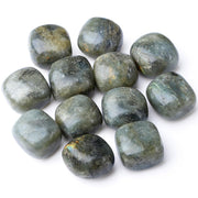 DUQGUHO Rainbow Moonstone crystals on display with bright reflections for decorative styling.