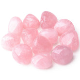 DUQGUHO Rose Quartz crystal stones bulk for calming decor and mindful display.