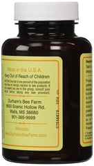 Durham's Bee Farm Propolis capsules visible, convenient daily supplement option
