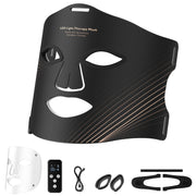 Duuckin LED face mask front view for convenient at-home light therapy