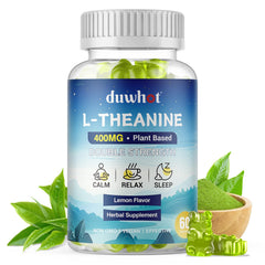 duwhot L-Theanine Gummies bottle for daily calm for adults and kids