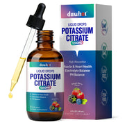 duwhot liquid potassium citrate drops bottle for easy daily electrolyte support